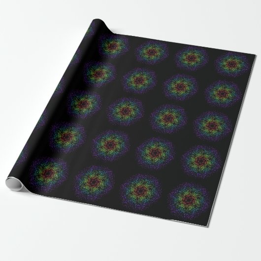 Rainbow Star Galaxy Void Geschenkpapier (Ungerollt)