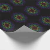 Rainbow Star Galaxy Void Geschenkpapier (Ecke)