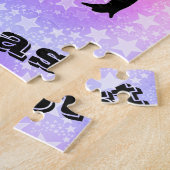 Rainbow Star Gymnastics Individuelle Name Puzzle (Seite)