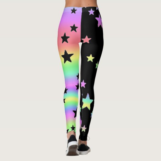 Rainbow-Star-Leggings Leggings (Rückseite)