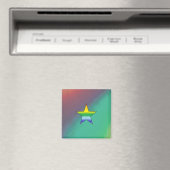 Rainbow Star Magnet (In Situ (Geschirrspüler))
