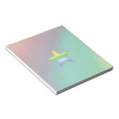 Rainbow Star Notizblock (angewinkelt)