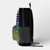 Rainbow Star Pattern Alles über den Rucksack (Rechts)