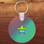 Rainbow Star Schlüsselanhänger (Vorderseite)