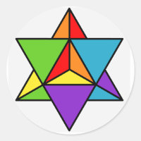Rainbow Star Tetrahedron