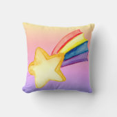 Rainbow Star Throw Kissen (Vorderseite)