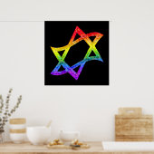 Rainbow Star von David Poster (Küche)