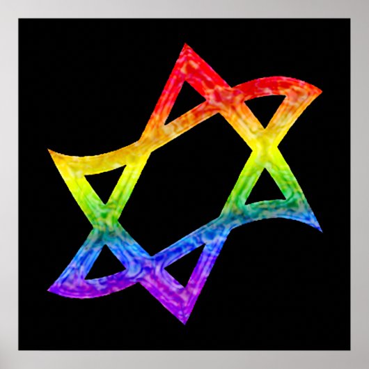 Rainbow Star von David Poster (Vorne)