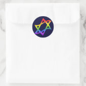Rainbow Star von David Stickers (Tasche)