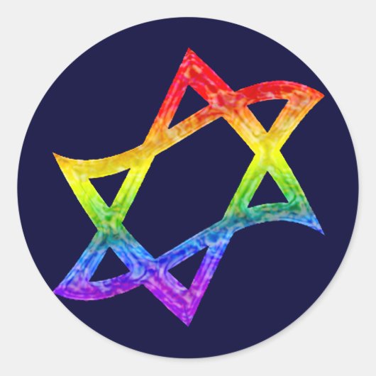 Rainbow Star von David Stickers (Vorderseite)