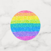 Rainbow Stars Birthday Konfetti (Klein Vorderseite)