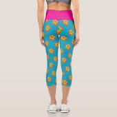 Rainbow Stars Capri Leggings (Rückseite)
