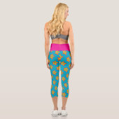 Rainbow Stars Capri Leggings (Rückseite)