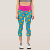 Rainbow Stars Capri Leggings (Vorderseite)