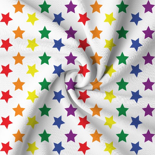 Rainbow Stars Chic Custom Muster Stoff