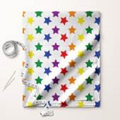 Rainbow Stars Chic Custom Muster Stoff