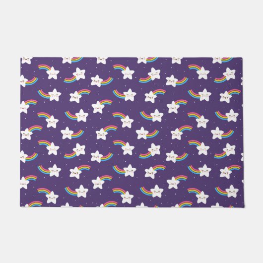 Rainbow Stars Doormat Fußmatte (Vorderseite)