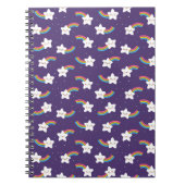 Rainbow Stars Foto Notebook Notizblock (Vorderseite)