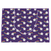 Rainbow Stars Gift Bags Große Geschenktüte (Vorderseite)