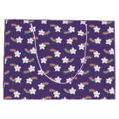 Rainbow Stars Gift Bags Große Geschenktüte (Rückseite)