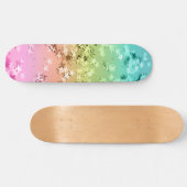 Rainbow Stars Glitzer #1 #shiny Skateboard (Horizontal)