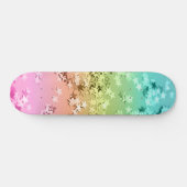 Rainbow Stars Glitzer #1 #shiny Skateboard (Horizontal)