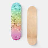 Rainbow Stars Glitzer #1 #shiny Skateboard (Vorderseite)