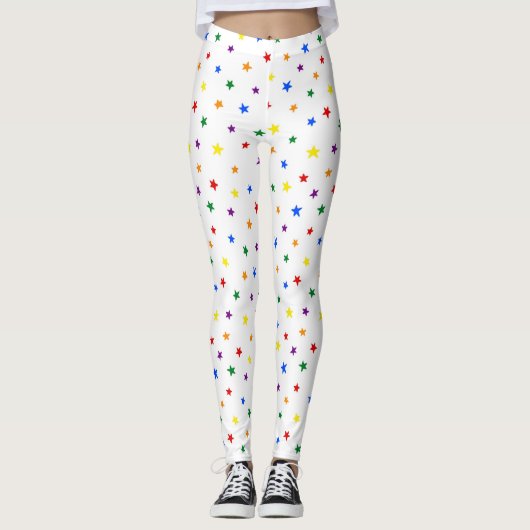 Rainbow Stars Leggings (Vorderseite)
