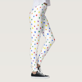 Rainbow Stars Leggings