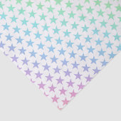 Rainbow Stars Magisches Fantasy-Muster Seidenpapier (Ausschnitt)