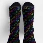 Rainbow Stars Muster Socken (Oben)