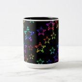 Rainbow Stars Muster Tasse (Mittel)
