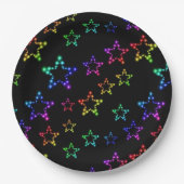 Rainbow Stars Musterpapiere Teller (Vorderseite)