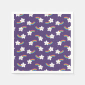 Rainbow Stars Paper Napkins Serviette (Vorderseite)