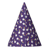 Rainbow Stars Party Hat Partyhütchen (Rückseite)