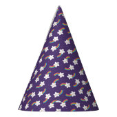 Rainbow Stars Party Hat Partyhütchen (Links)
