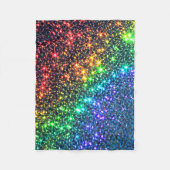 Rainbow Stars Party iPhone Wallet Case Fleecedecke (Vorderseite)