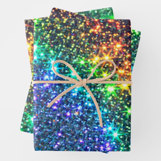 Rainbow Stars Party Paper Napkins Paper Teller Geschenkpapier Set (Beispiel)