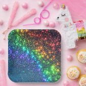 Rainbow Stars Party Paper Napkins Pappteller (Party)