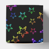 Rainbow Stars Pattern Herz-Gart Box Geschenkschachtel (Oben)