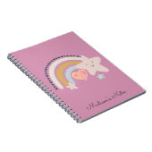 Rainbow Stars Personalisiert Notizblock (Rechte Seite)