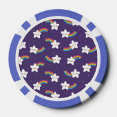 Rainbow Stars Poker Chips (Rückseite)