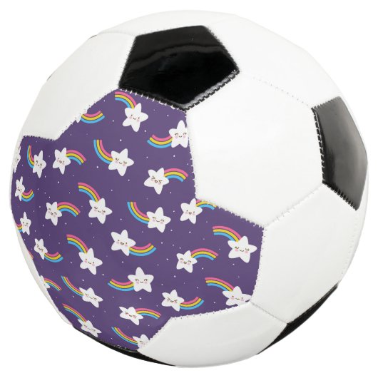 Rainbow Stars Soccer Ball (Dreiviertel)