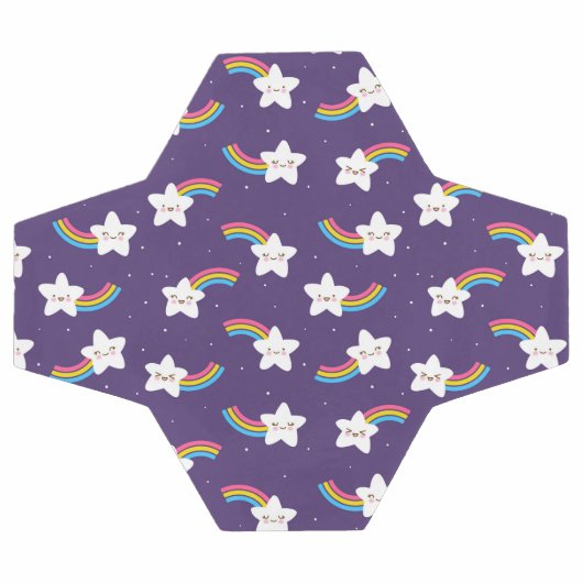 Rainbow Stars Soccer Ball (Flach)