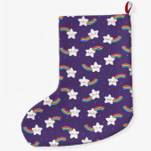 Rainbow Stars Strumpf Großer Weihnachtsstrumpf (Rückseite)