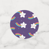 Rainbow Stars Table Confetti Konfetti (Klein Vorderseite)