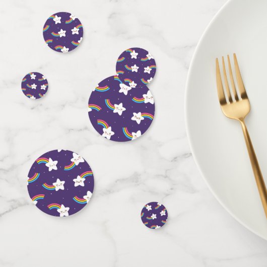 Rainbow Stars Table Confetti Konfetti (Gruppe)