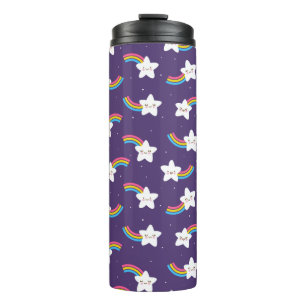 Rainbow Stars Thermal Tumbler Thermosbecher