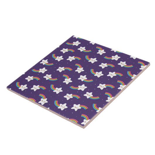 Rainbow Stars Tile Fliese (Seite)