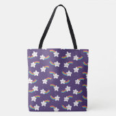 Rainbow Stars Tote Bag Tasche (Vorderseite)